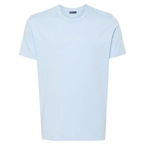 FINAMORE Men's Cotton T-Shirt Men CLEAR BLUE T-Shirts